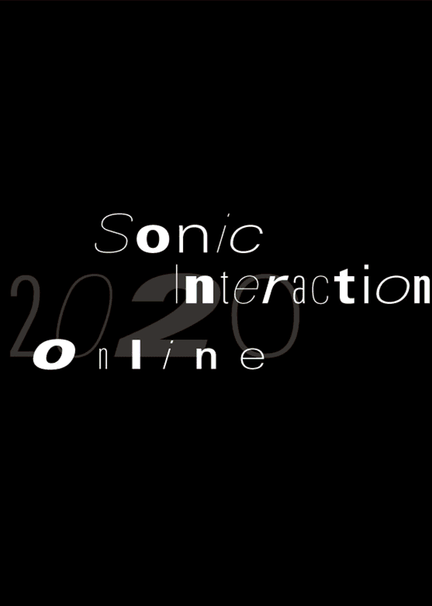 Sonic Interaction 2020-3